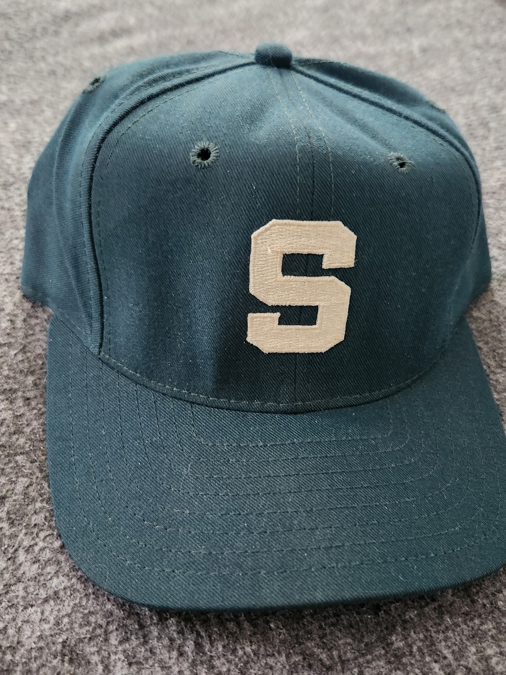 Vtg Michigan State Spartans Fitted Hat 7 1/8 MSU